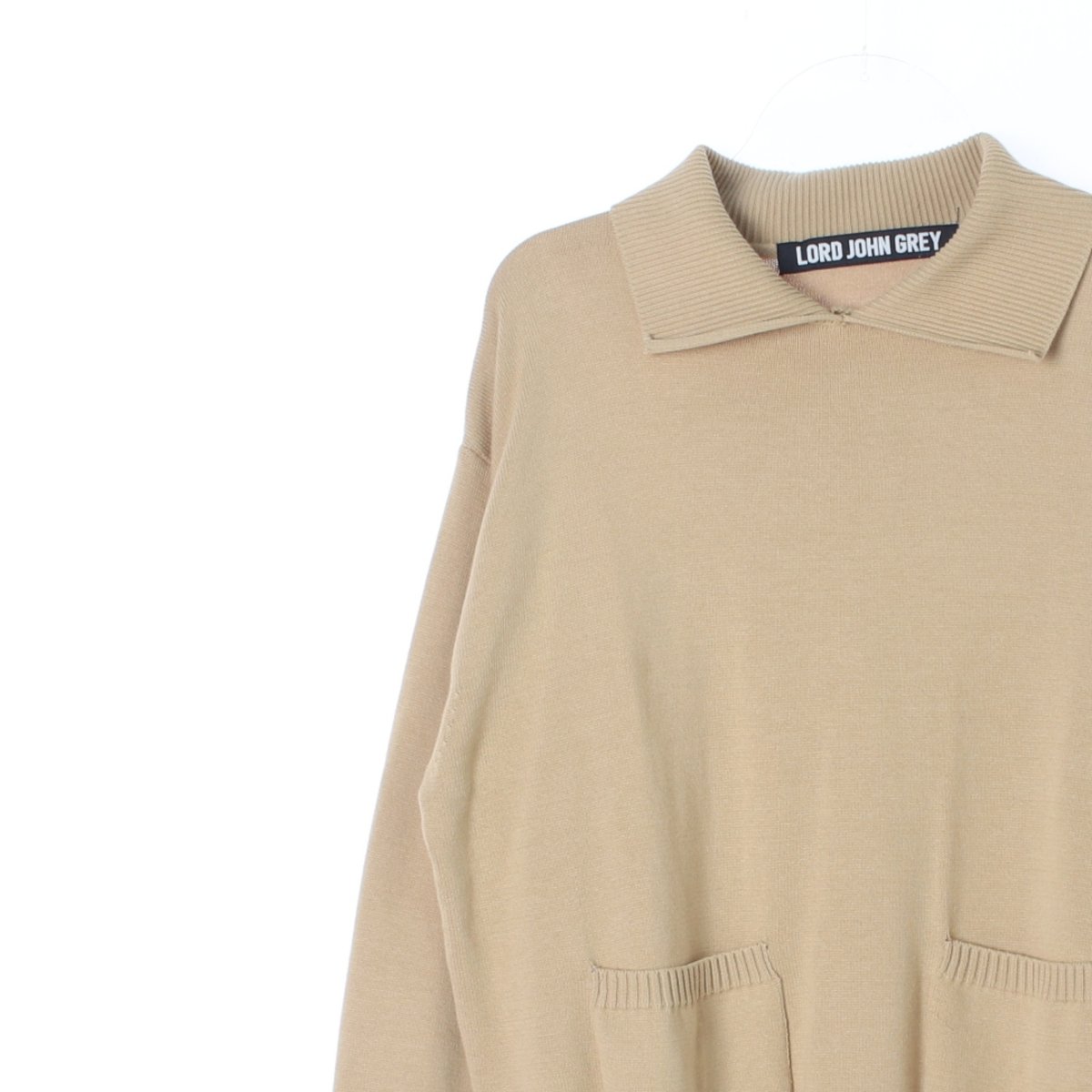 로드 존 그레이 오가닉코튼100% 카라 니트 스웨터 이미지 2