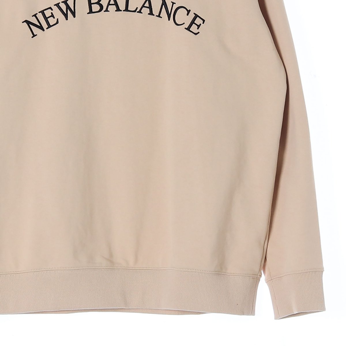 뉴발란스 베이지 로고 맨투맨 스웨트셔츠 이미지 3
