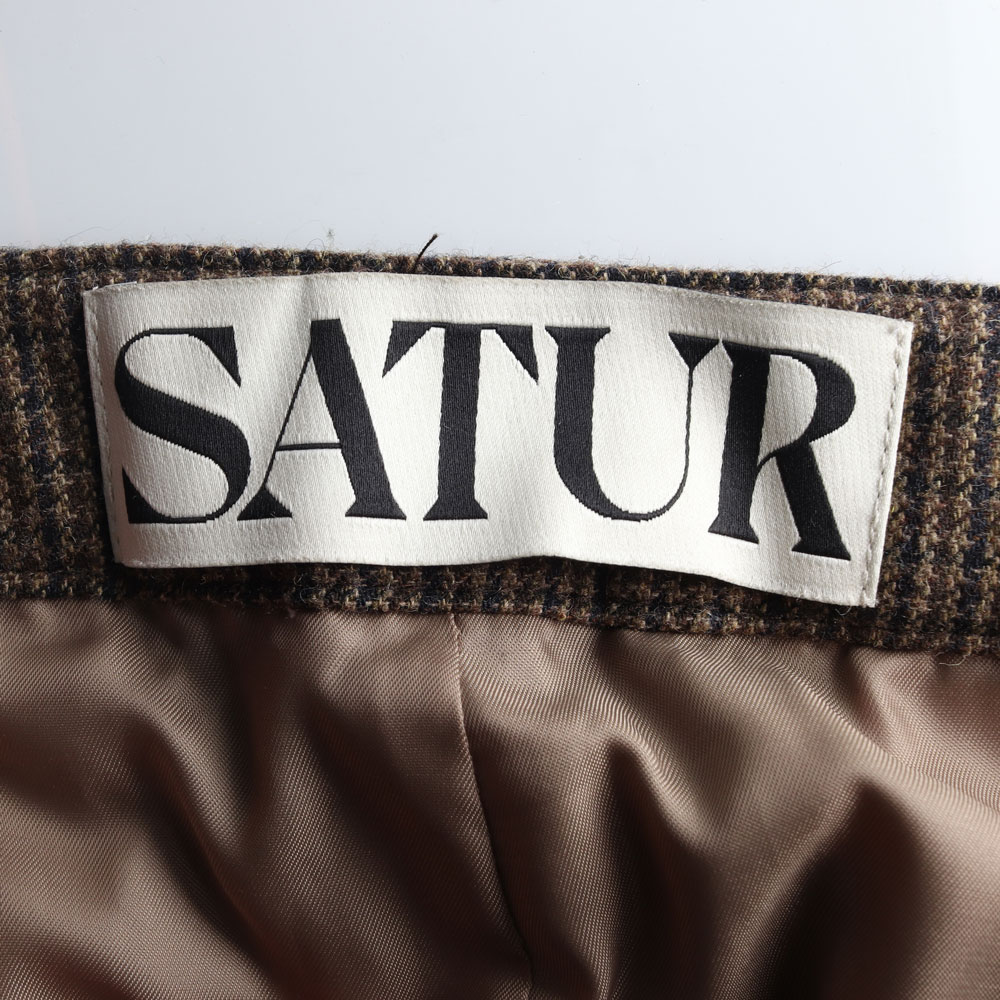 SATUR세터 브라운 울 겨울 슬랙스 이미지 5