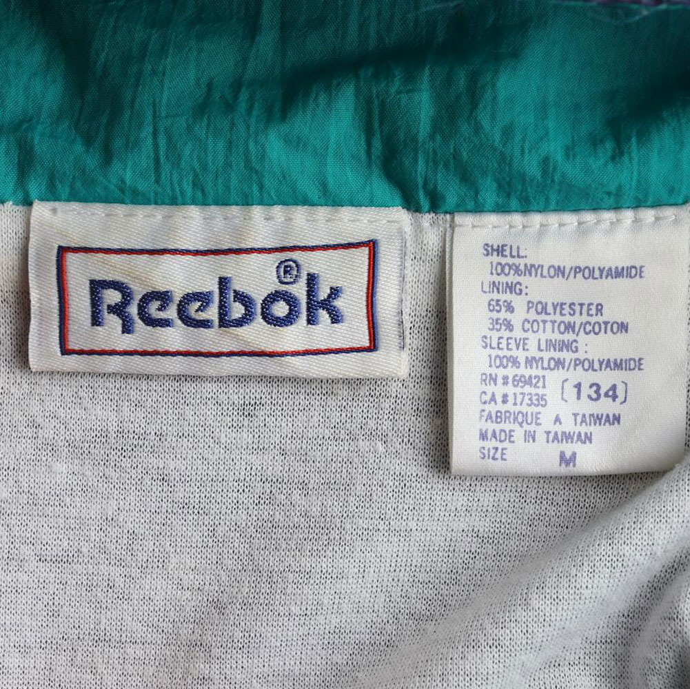 리복 네이비 블루 나일론 오버핏 바람막이 점퍼 이미지 6