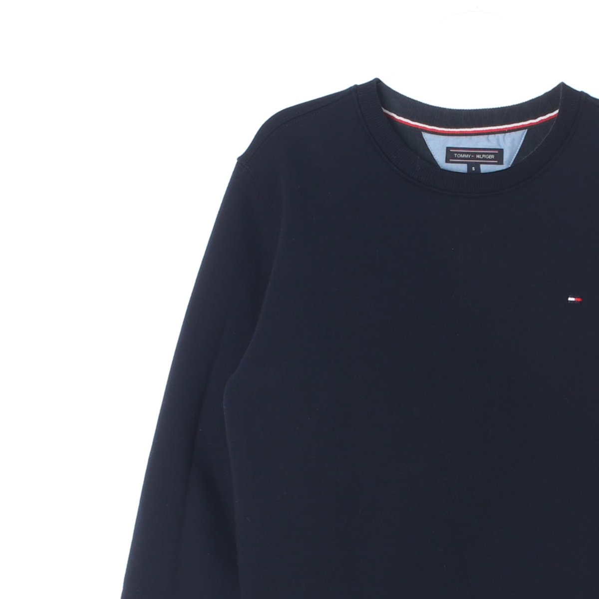 타미힐피거 블랙 미니로고 맨투맨 스웨트셔츠 이미지 2