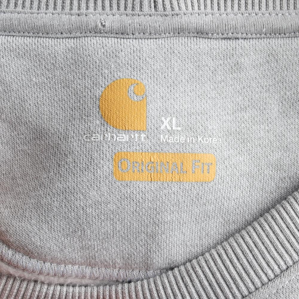 칼하트 그레이 오리지널핏 맨투맨 스웨트셔츠 이미지 5