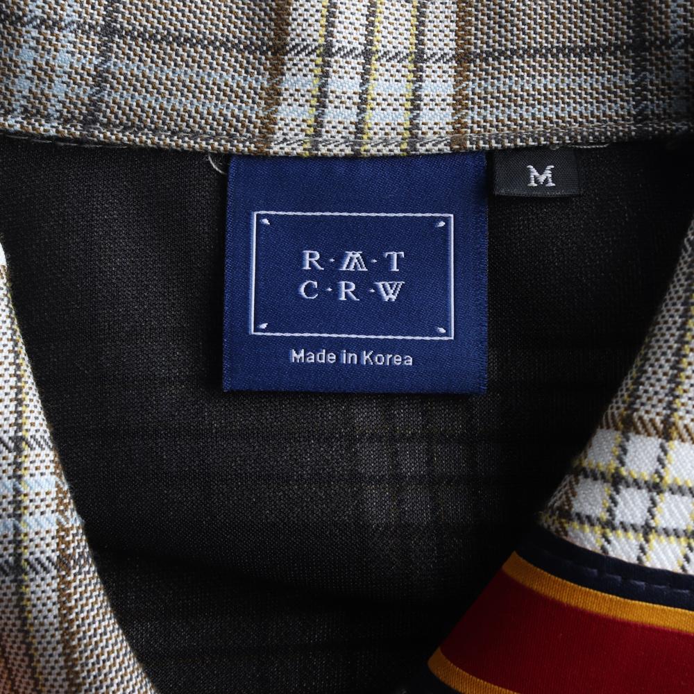 로맨틱 크라운 체크 밴드 디테일 트럭커 자켓 이미지 6