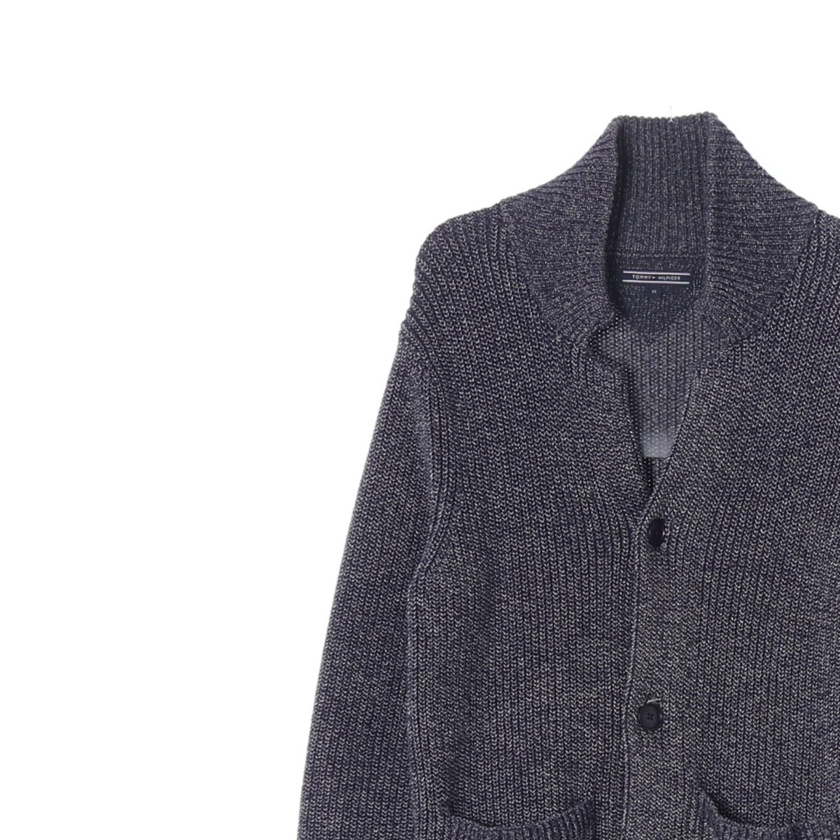 타미힐피거 하이넥 코튼 가디건 이미지 2