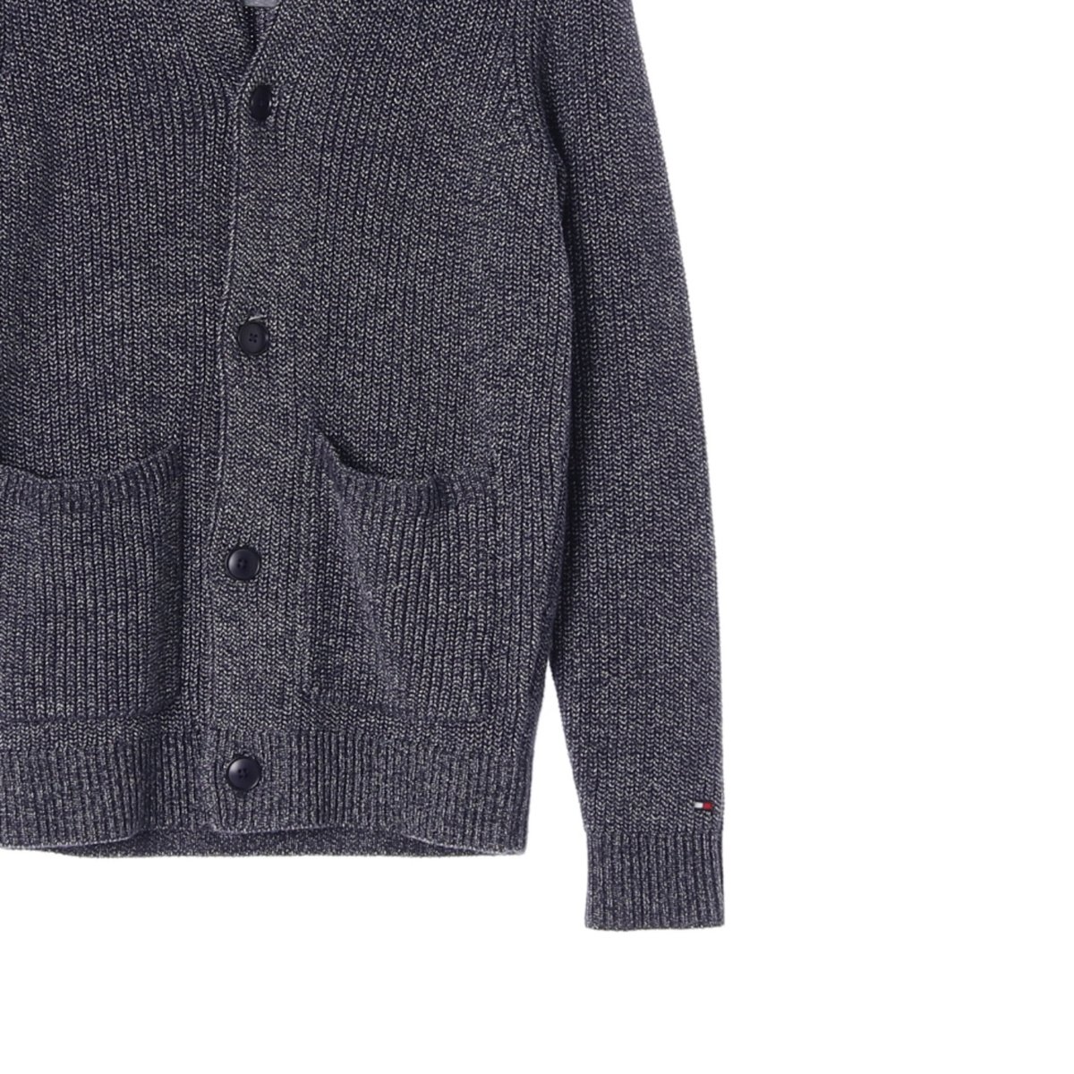 타미힐피거 하이넥 코튼 가디건 이미지 3