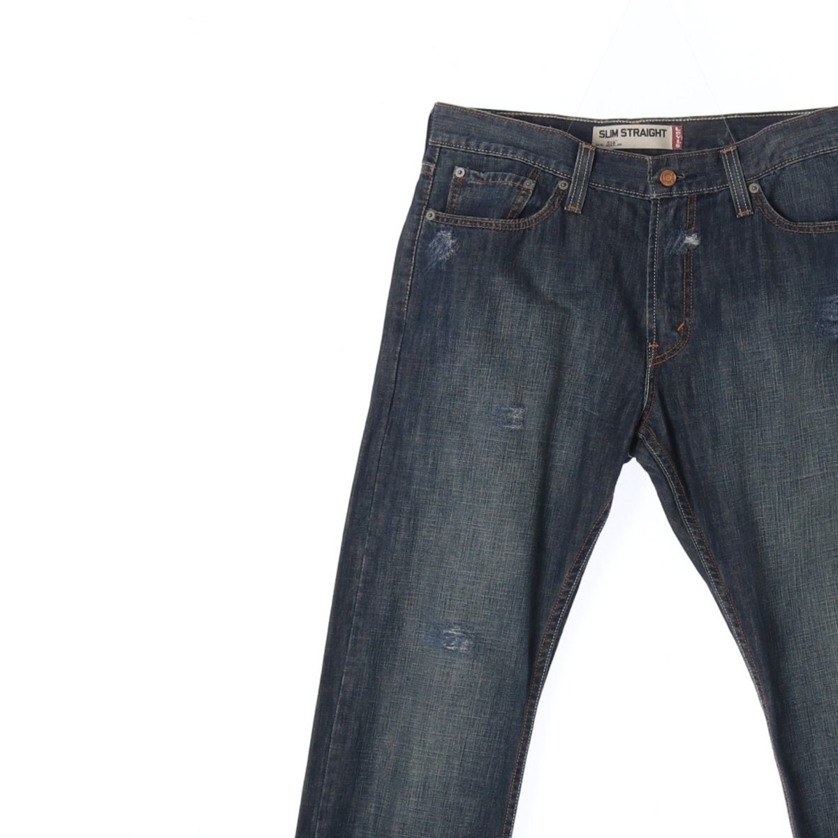 리바이스514 진청 스트레이트 데님 청바지 이미지 2