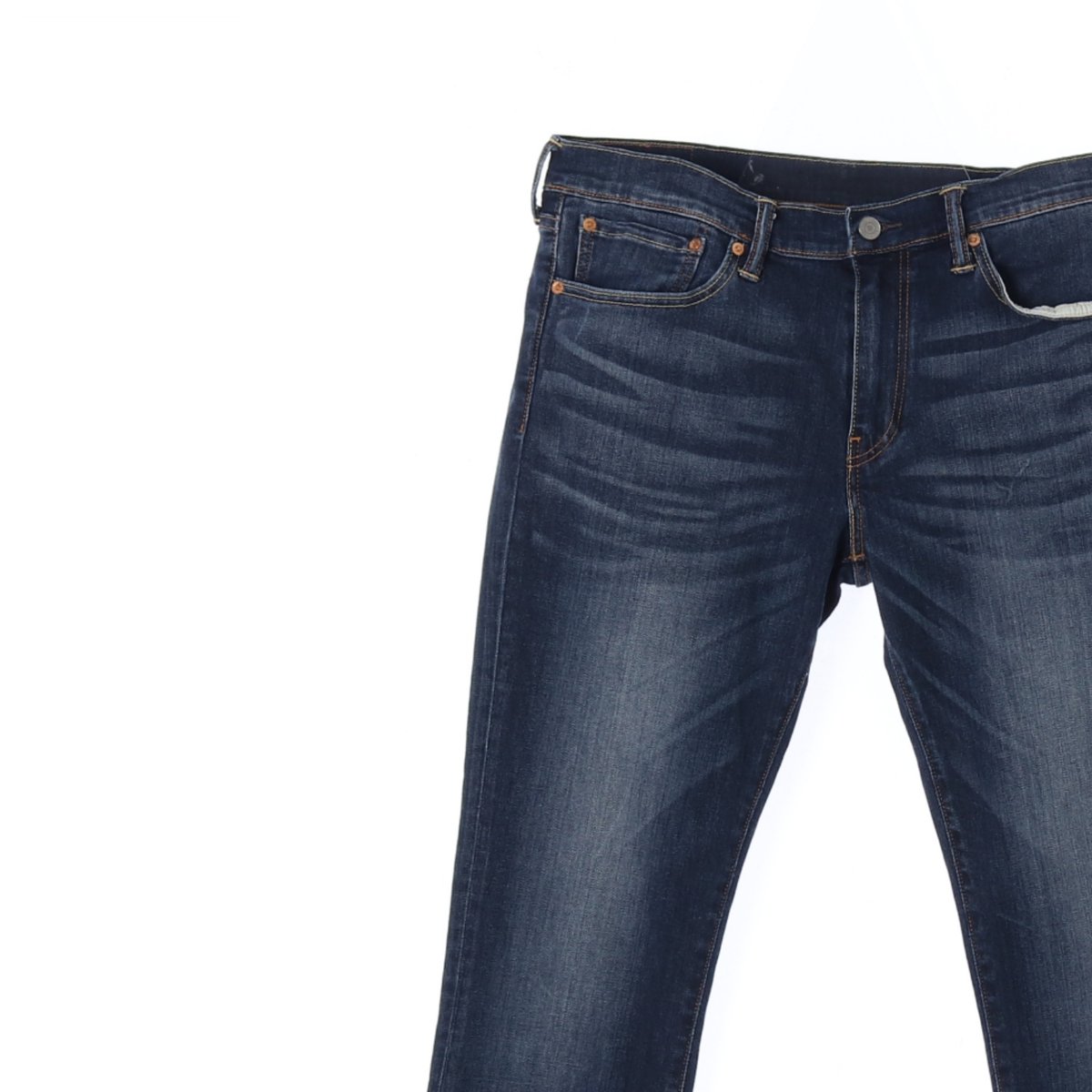 리바이스511 워싱 진청 데님 진 청바지 이미지 2