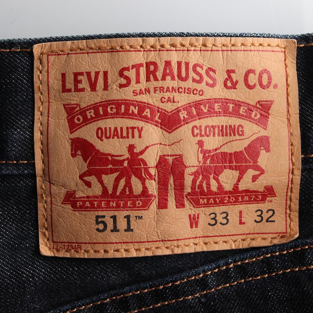 리바이스511 진청 데님 청바지 진 이미지 5