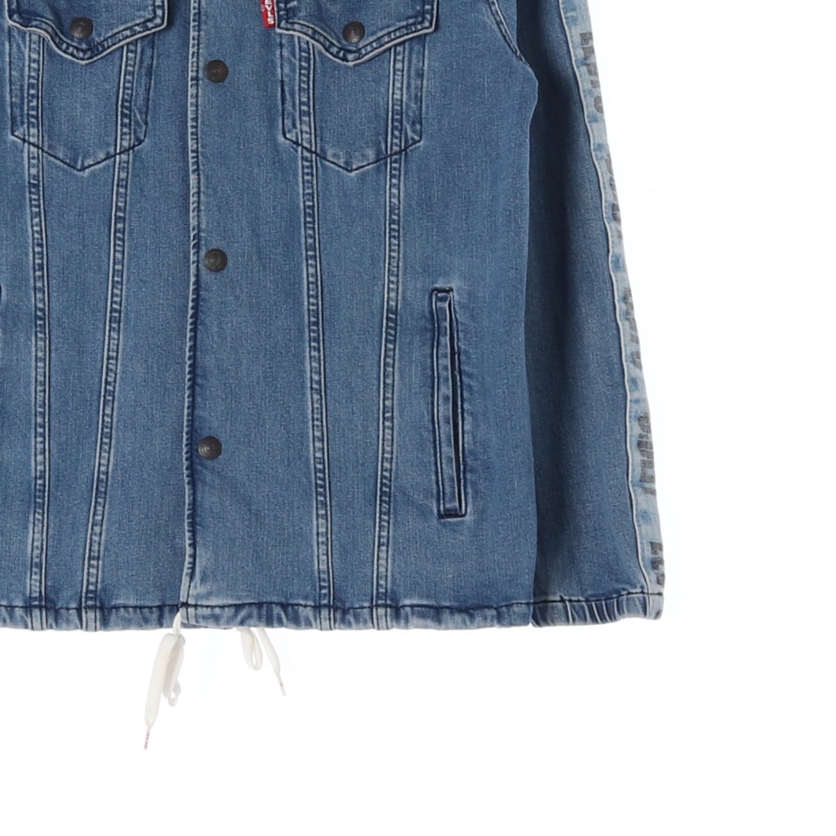 리바이스 로고 스티치 청자켓 데님재킷 이미지 3