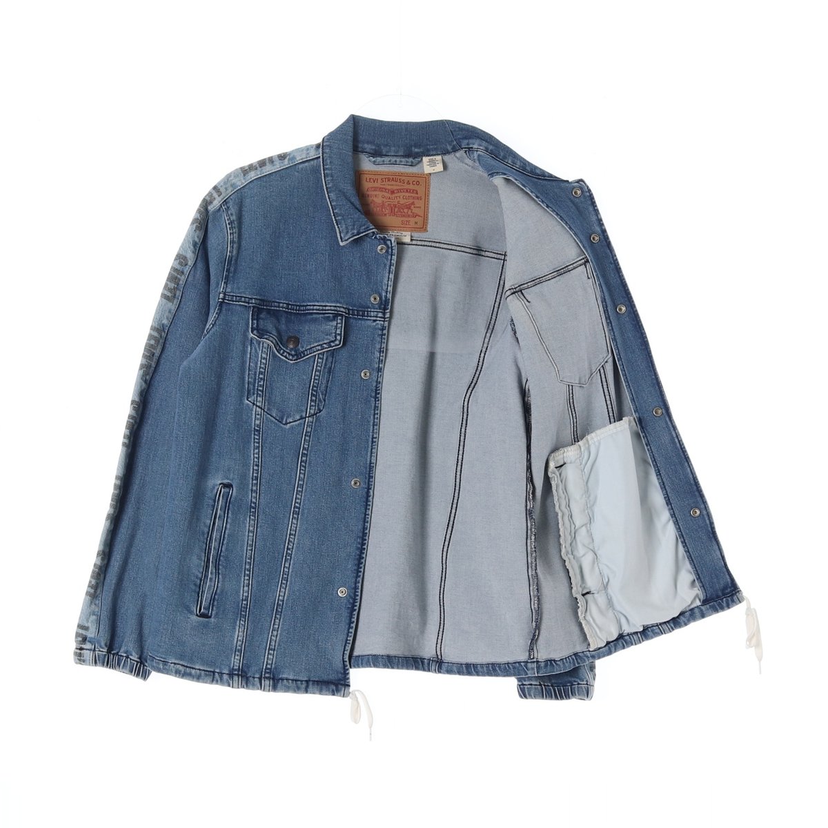리바이스 로고 스티치 청자켓 데님재킷 이미지 4