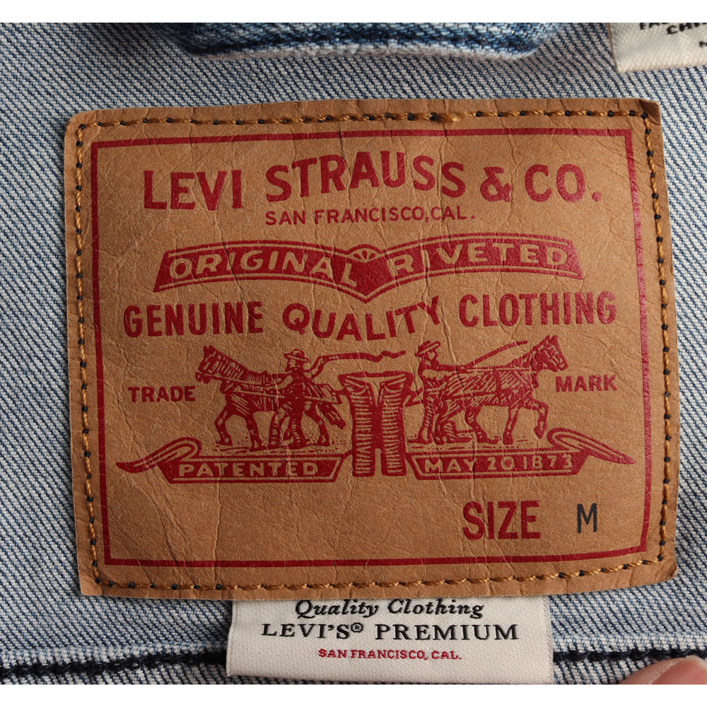 리바이스 로고 스티치 청자켓 데님재킷 이미지 6