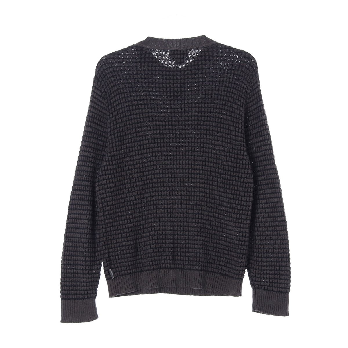 울리치 차콜 와플 긴팔 니트 스웨터 이미지 4