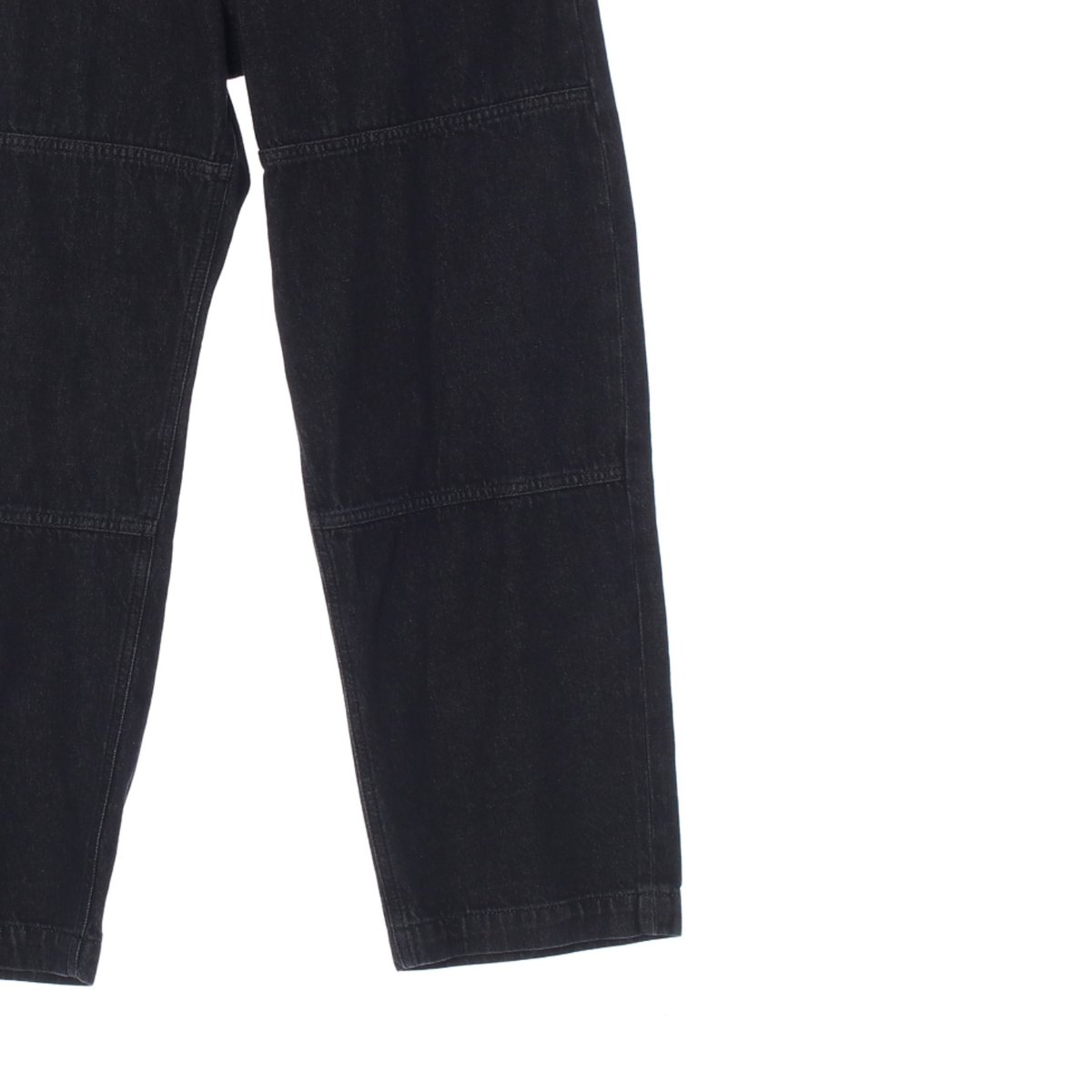 로드 존 그레이 블랙진 다크그레이 밴딩 와이드 청바지 이미지 3