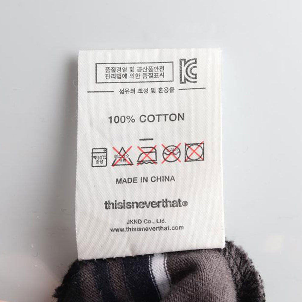 디스이즈네버댓 스트라이프 긴팔 라운드 티셔츠 이미지 6