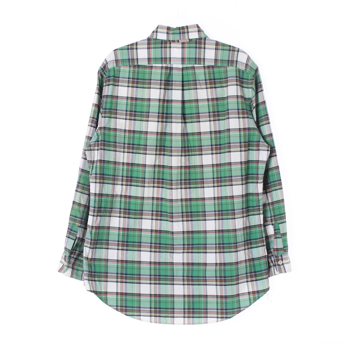 폴로 랄프 로렌 그린 체크 커스텀핏 긴팔 셔츠 이미지 4