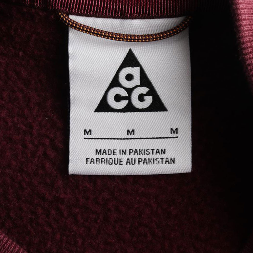 나이키 acg 와인 기모 맨투맨 스웨트셔츠 이미지 5