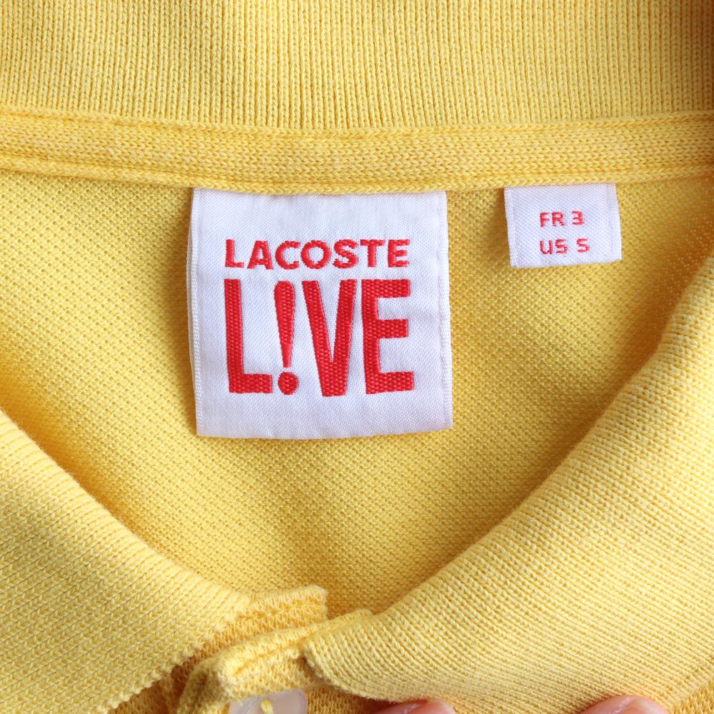 라코스테 개나리 반팔 카라 폴로 티셔츠 이미지 5