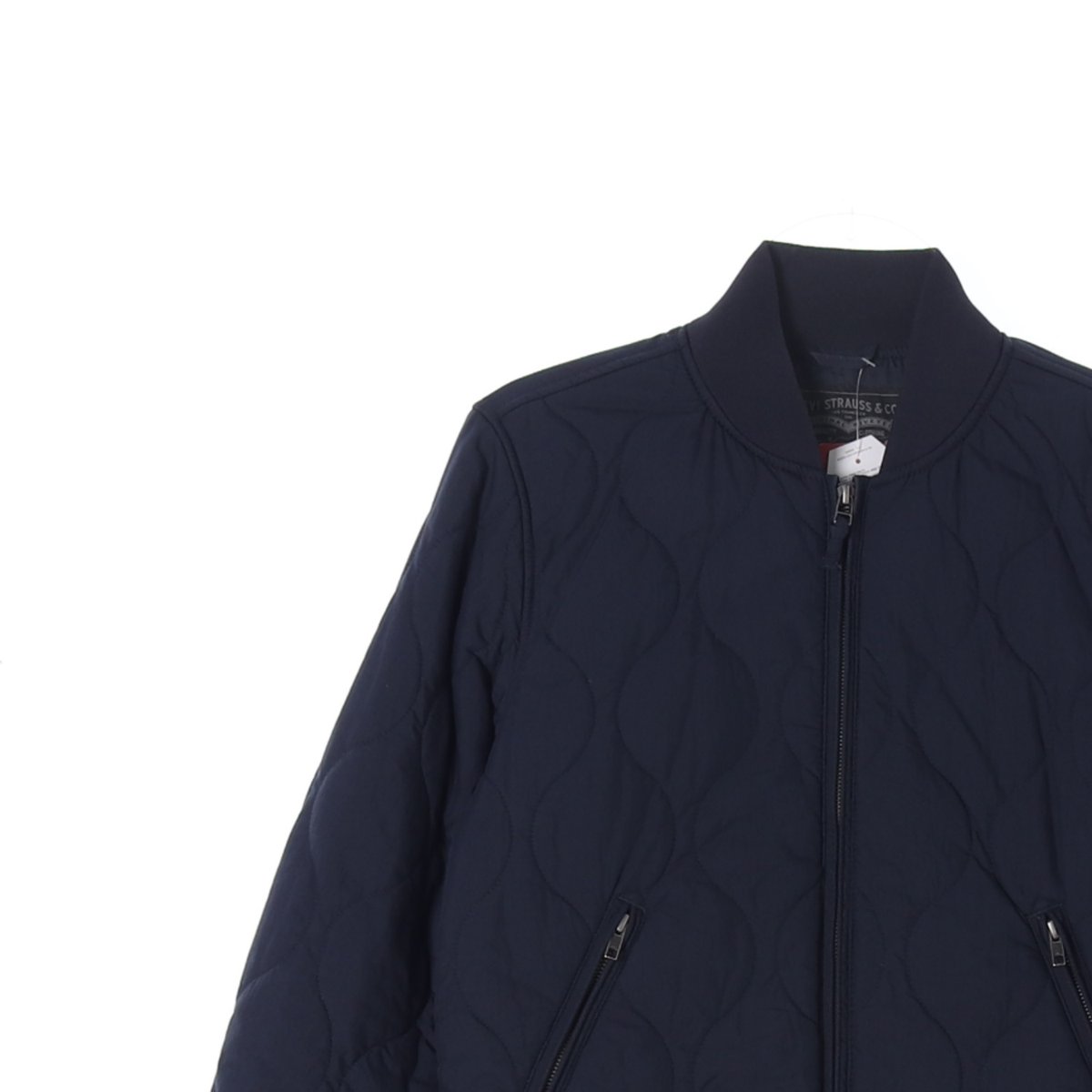 리바이스 네이비 퀼팅 패딩 블루종 점퍼 이미지 2