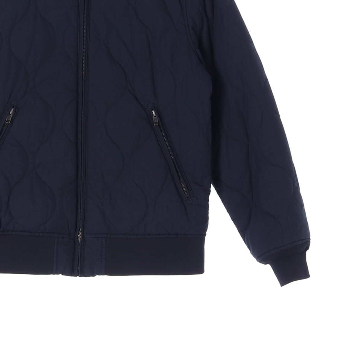 리바이스 네이비 퀼팅 패딩 블루종 점퍼 이미지 3