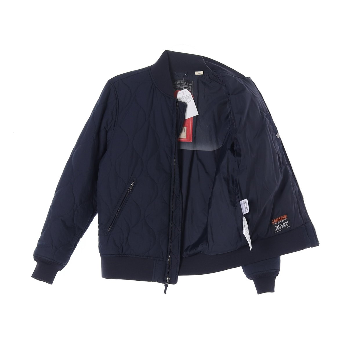 리바이스 네이비 퀼팅 패딩 블루종 점퍼 이미지 4