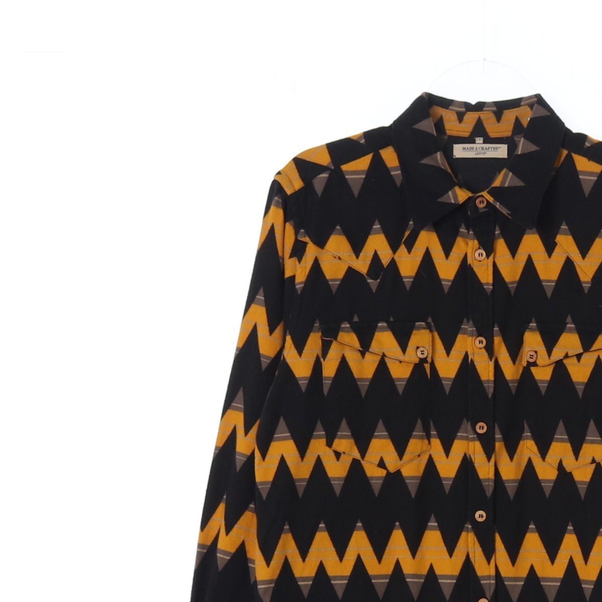 리바이스 옐로우 포켓 패턴 셔츠 이미지 2