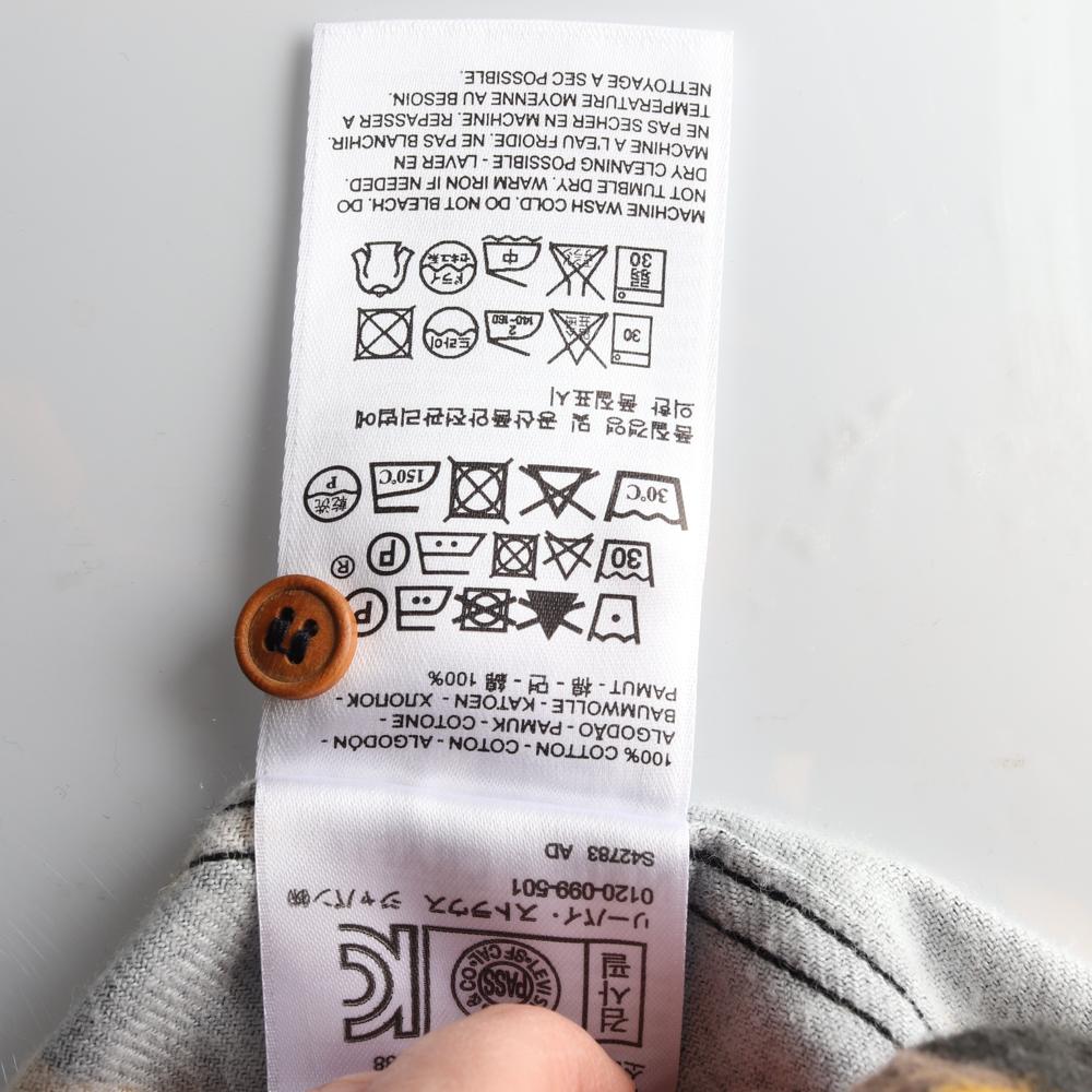 리바이스 옐로우 포켓 패턴 셔츠 이미지 6