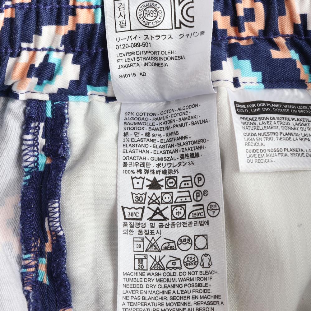 리바이스 패턴 핀턱 코튼 조거팬츠 이미지 5