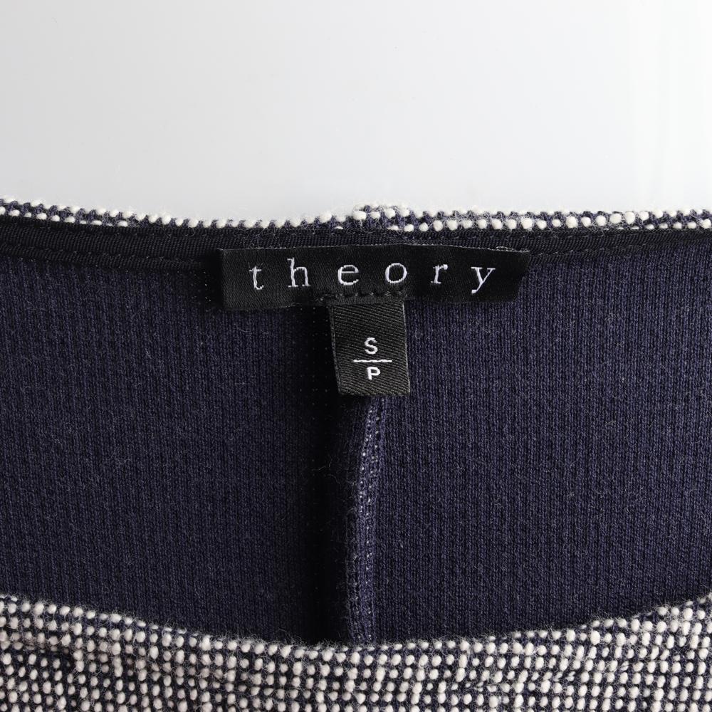 띠어리 네이비 라운드 미니 니트원피스 이미지 5