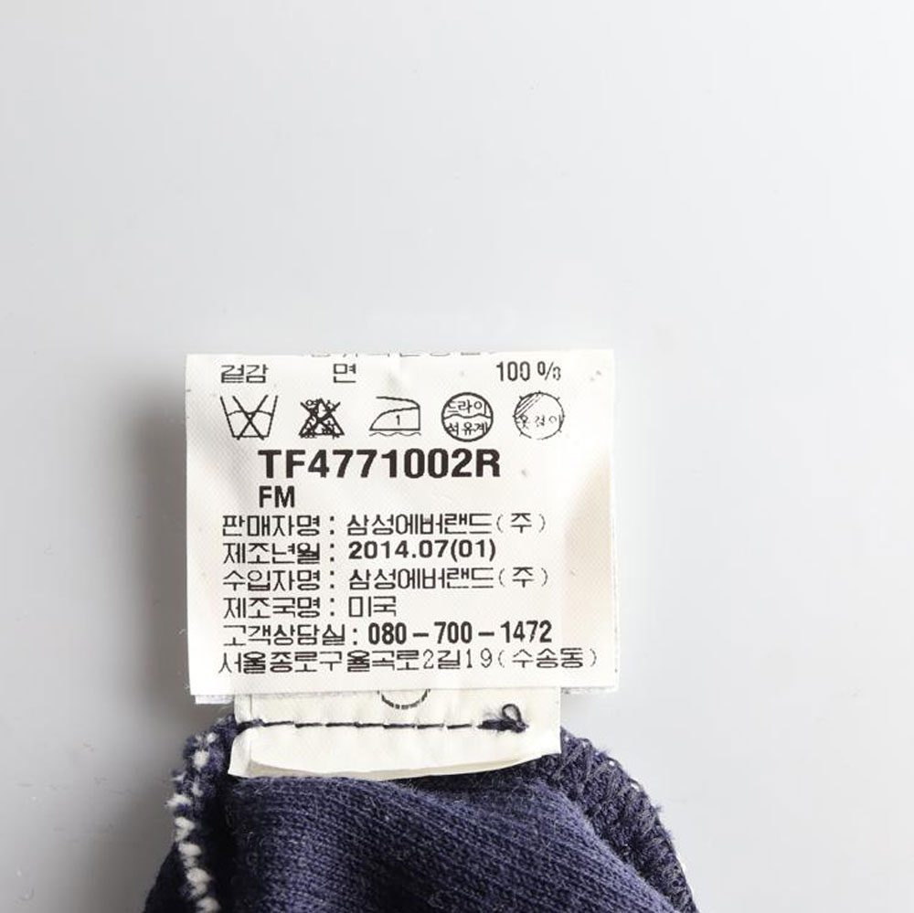 띠어리 네이비 라운드 미니 니트원피스 이미지 6