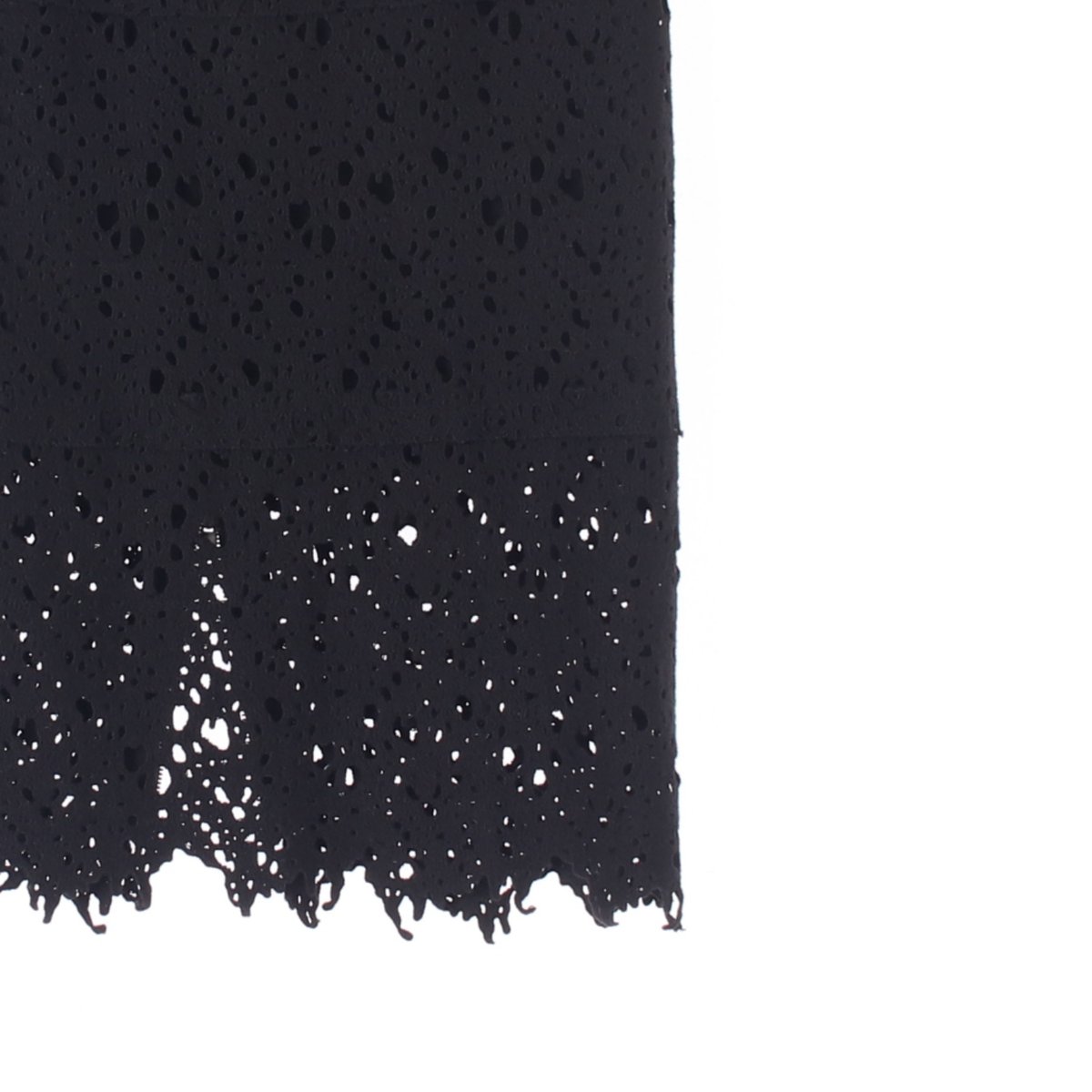 타임 블랙 레이스 집업 디테일 스커트 이미지 3