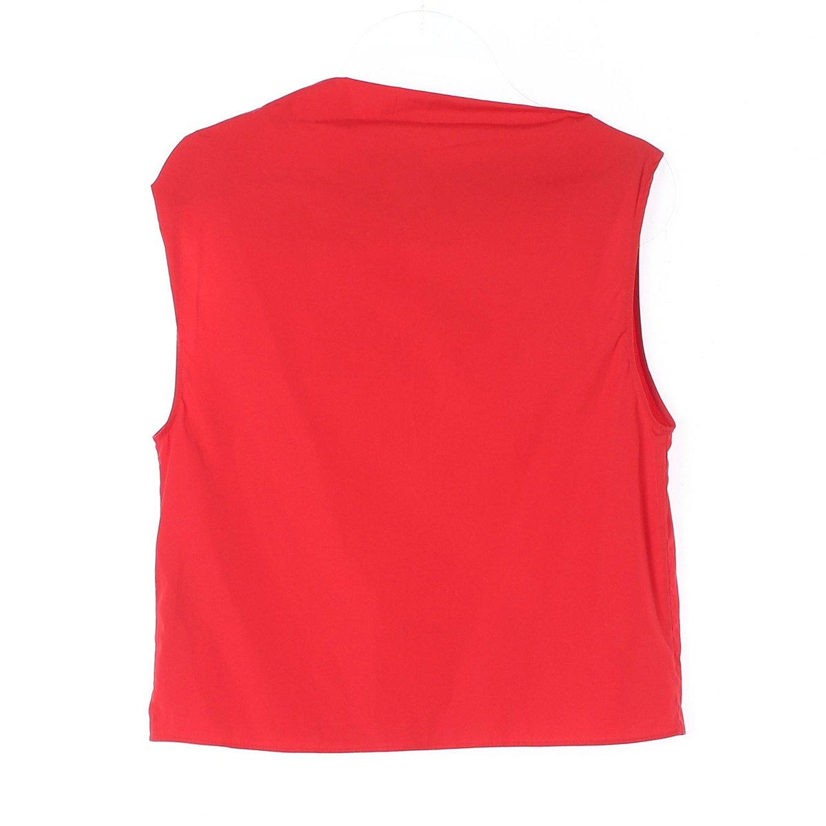 마시모두띠 레드 오프숄더 민소매 블라우스 이미지 4