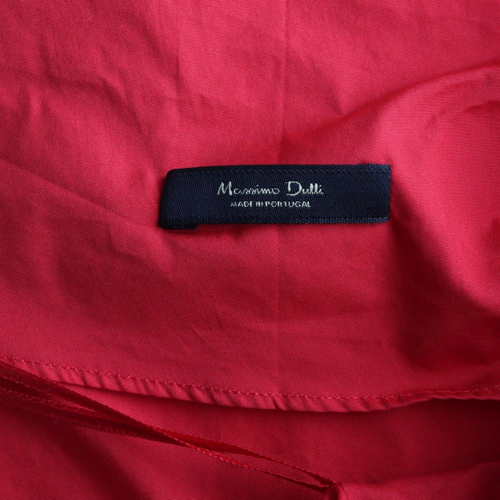 마시모두띠 레드 오프숄더 민소매 블라우스 이미지 5