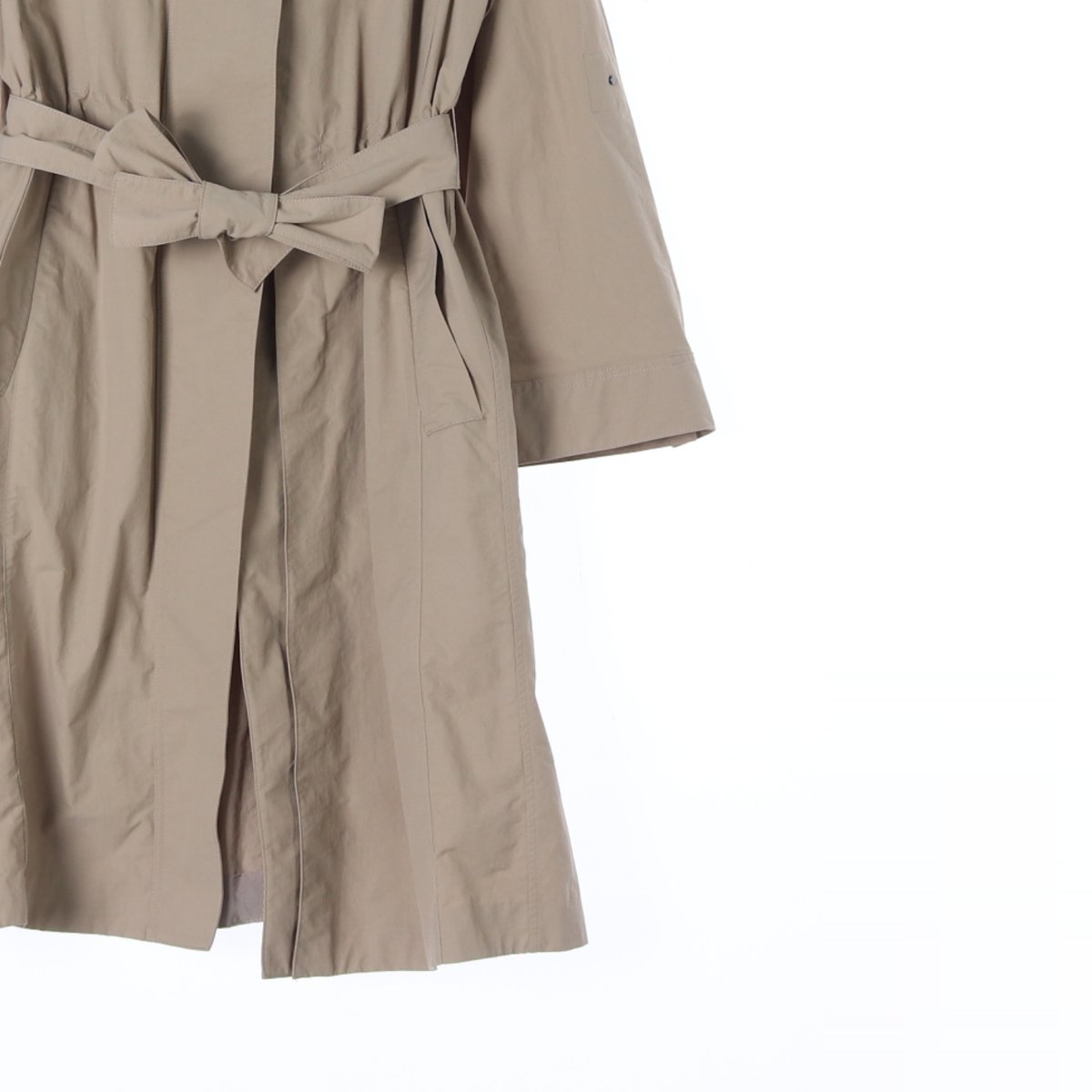타임 베이지 싱글 트렌치코트 이미지 3