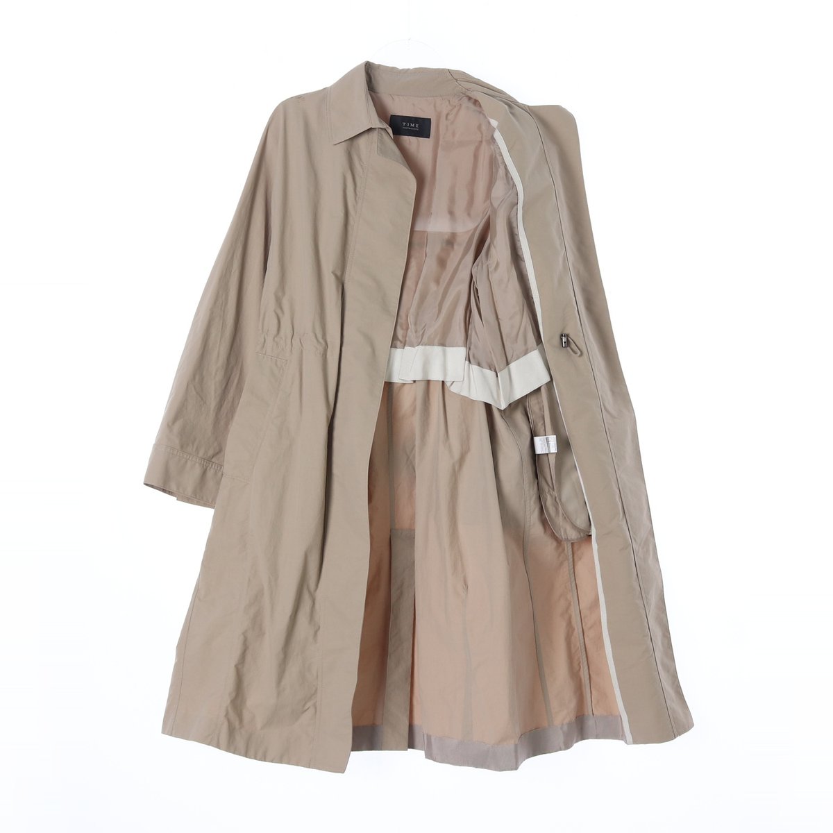 타임 베이지 싱글 트렌치코트 이미지 4