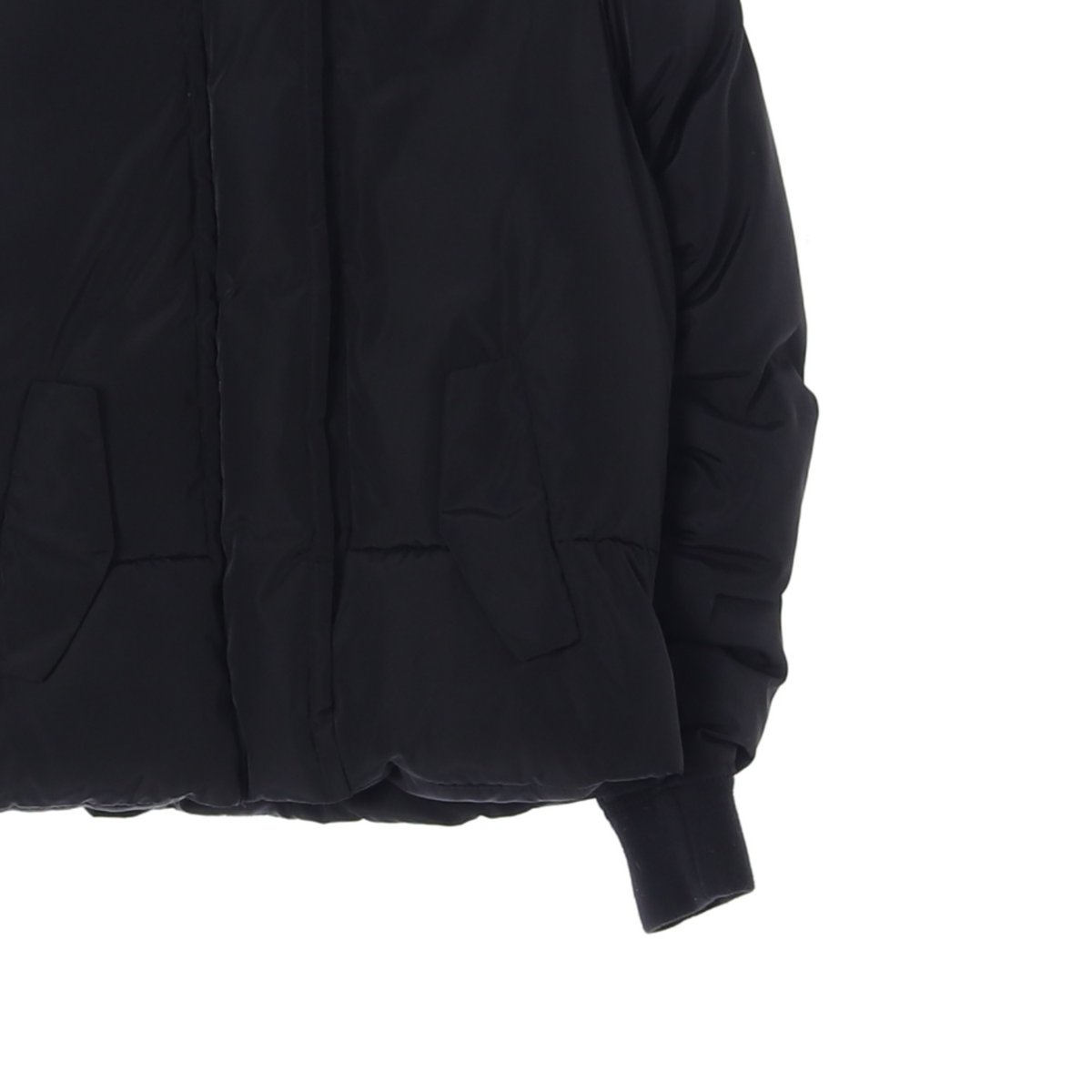 베르니스 블랙 심플 숏패딩 점퍼 이미지 3