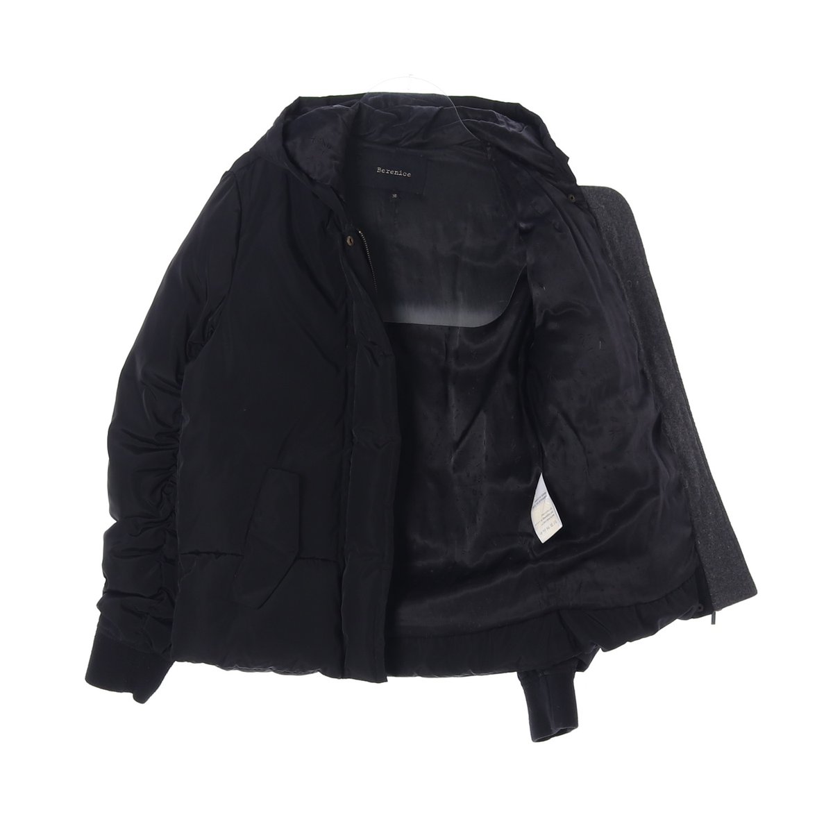 베르니스 블랙 심플 숏패딩 점퍼 이미지 4