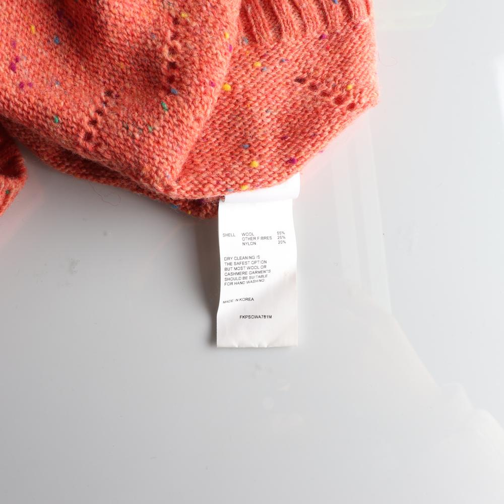 키르시 오렌지 체리 울 니트 조끼 베스트 이미지 6