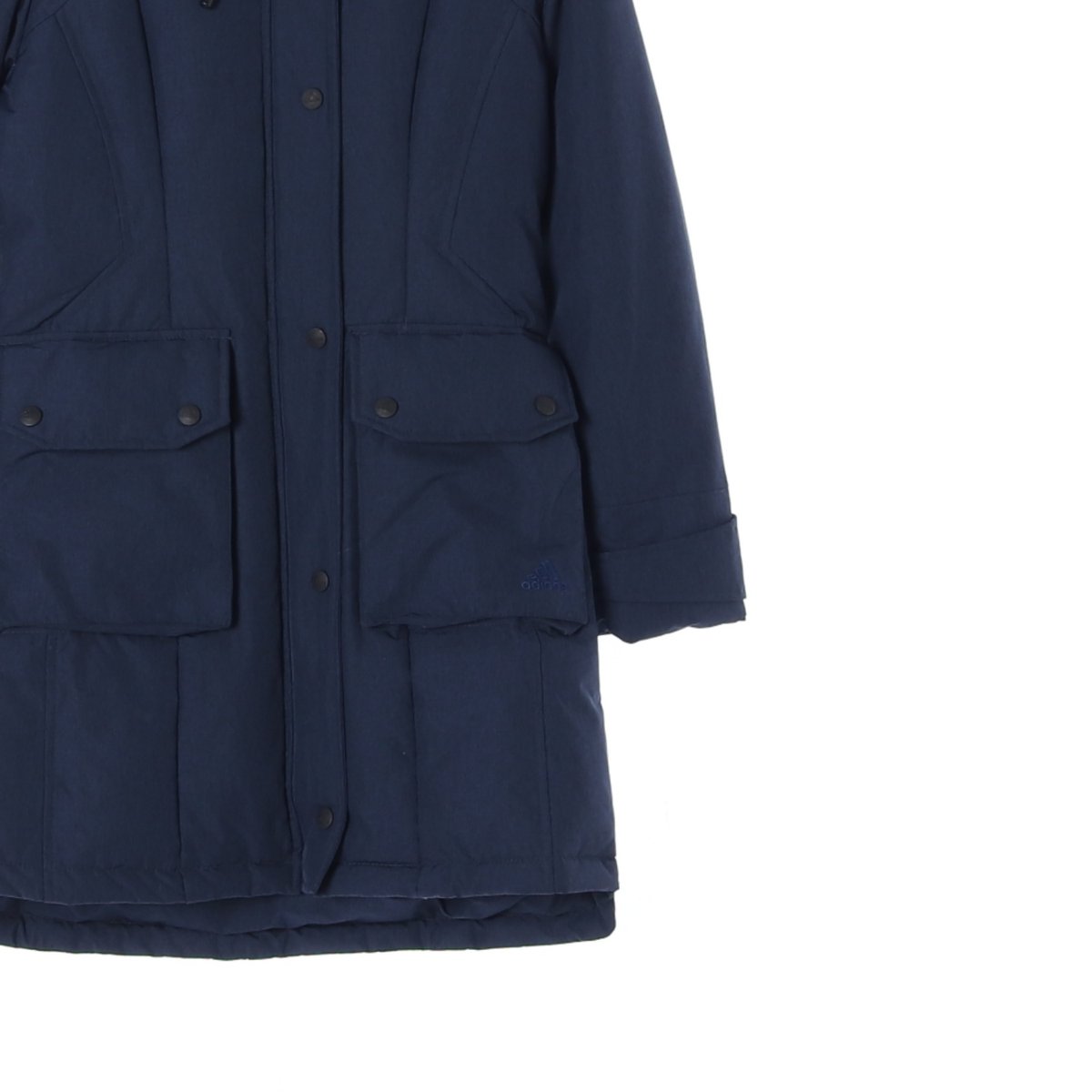 아디다스 네이비 덕다운 롱패딩 다운 파카 이미지 3