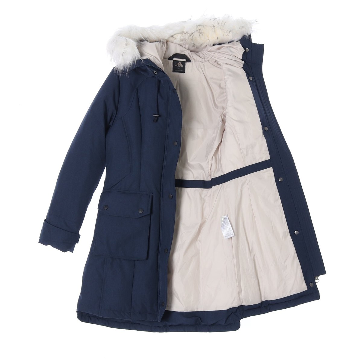 아디다스 네이비 덕다운 롱패딩 다운 파카 이미지 4