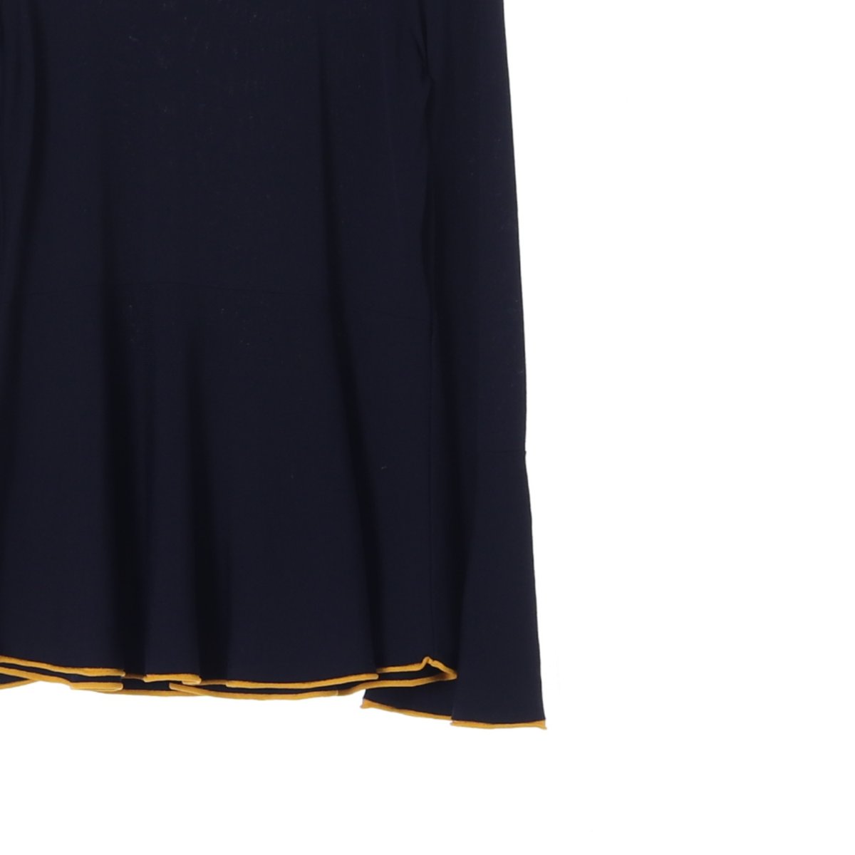 코스 네이비 벨슬리브 긴팔 니트 티셔츠 이미지 3