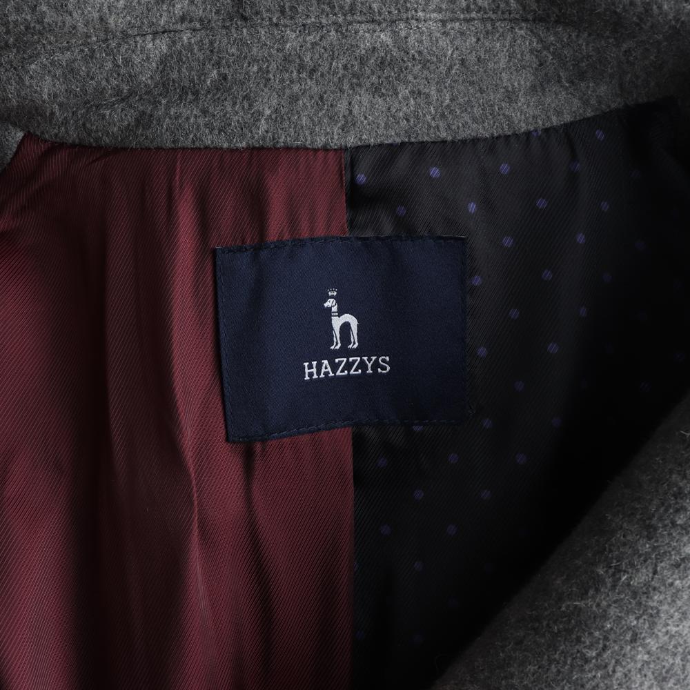 헤지스 울앙고라100% 그레이 롱 더블코트 이미지 6