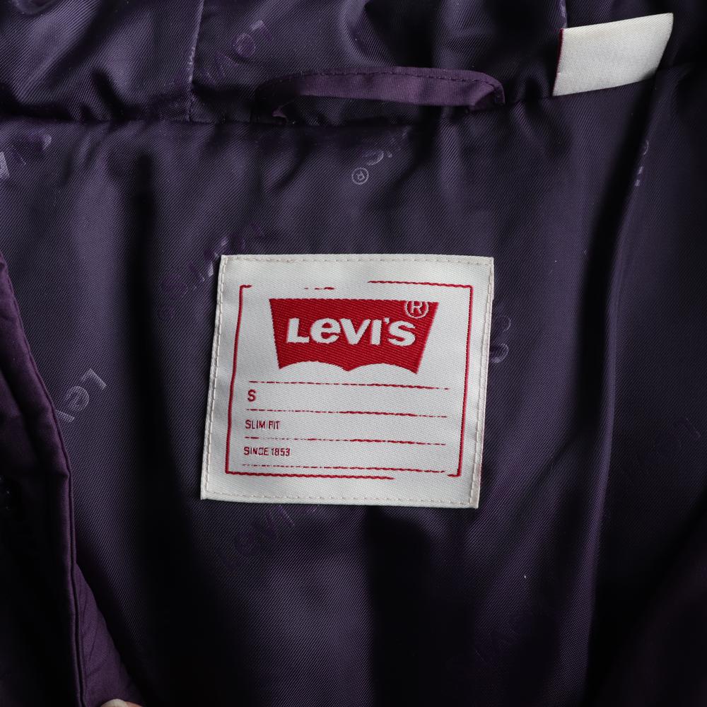 리바이스 퍼플 덕다운 숏패딩 다운자켓 파카 이미지 6