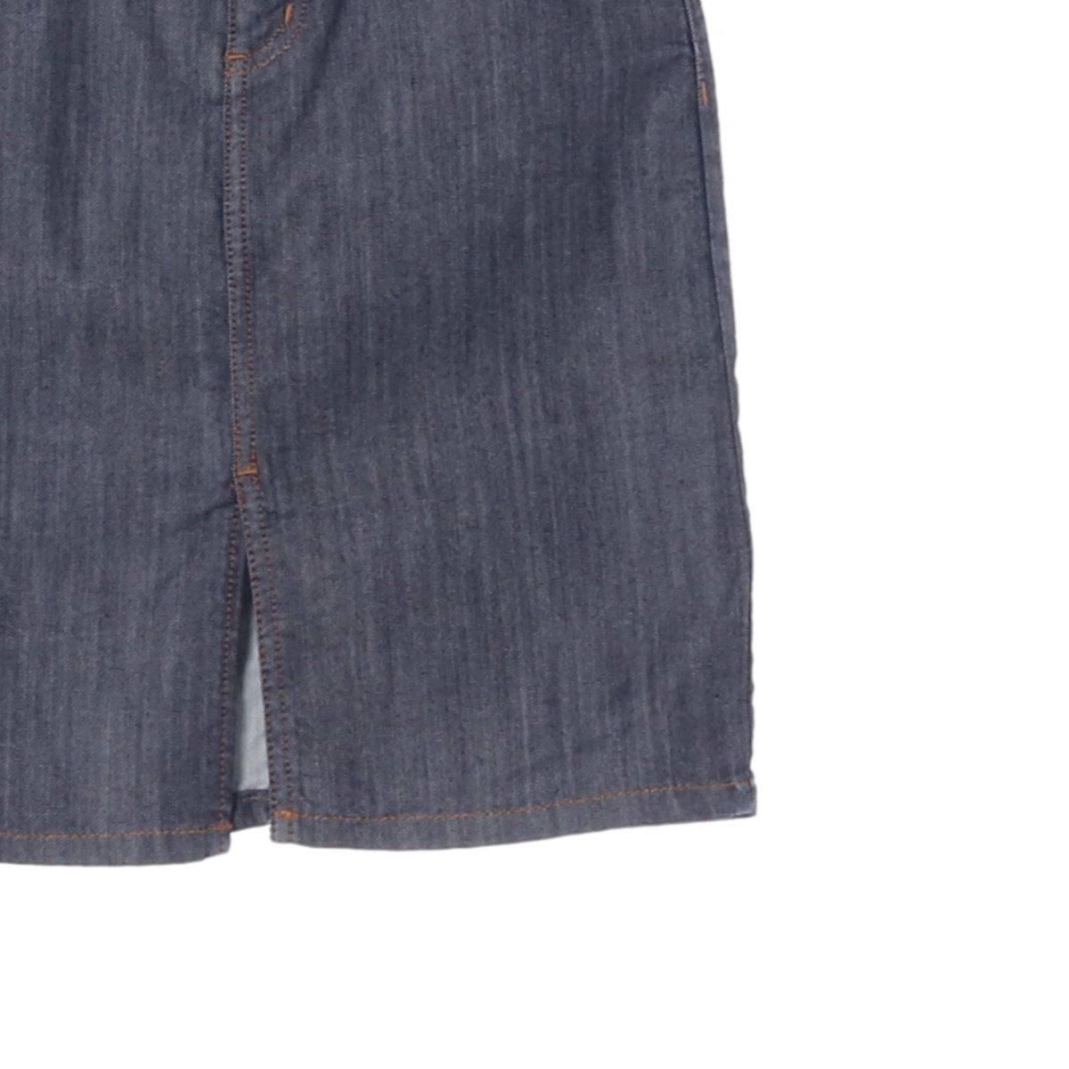 폴로 랄프 로렌 진청 데님 미디 스커트 이미지 3