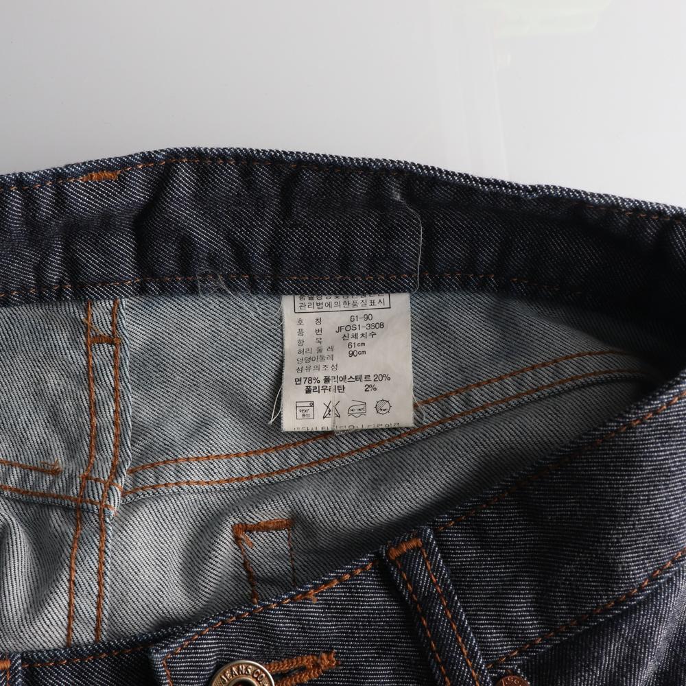 폴로 랄프 로렌 진청 데님 미디 스커트 이미지 6