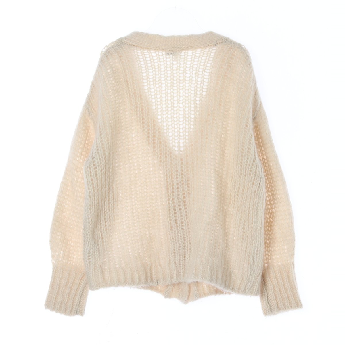 앤아더스토리즈 크림 울100% 오버핏 가디건 이미지 4