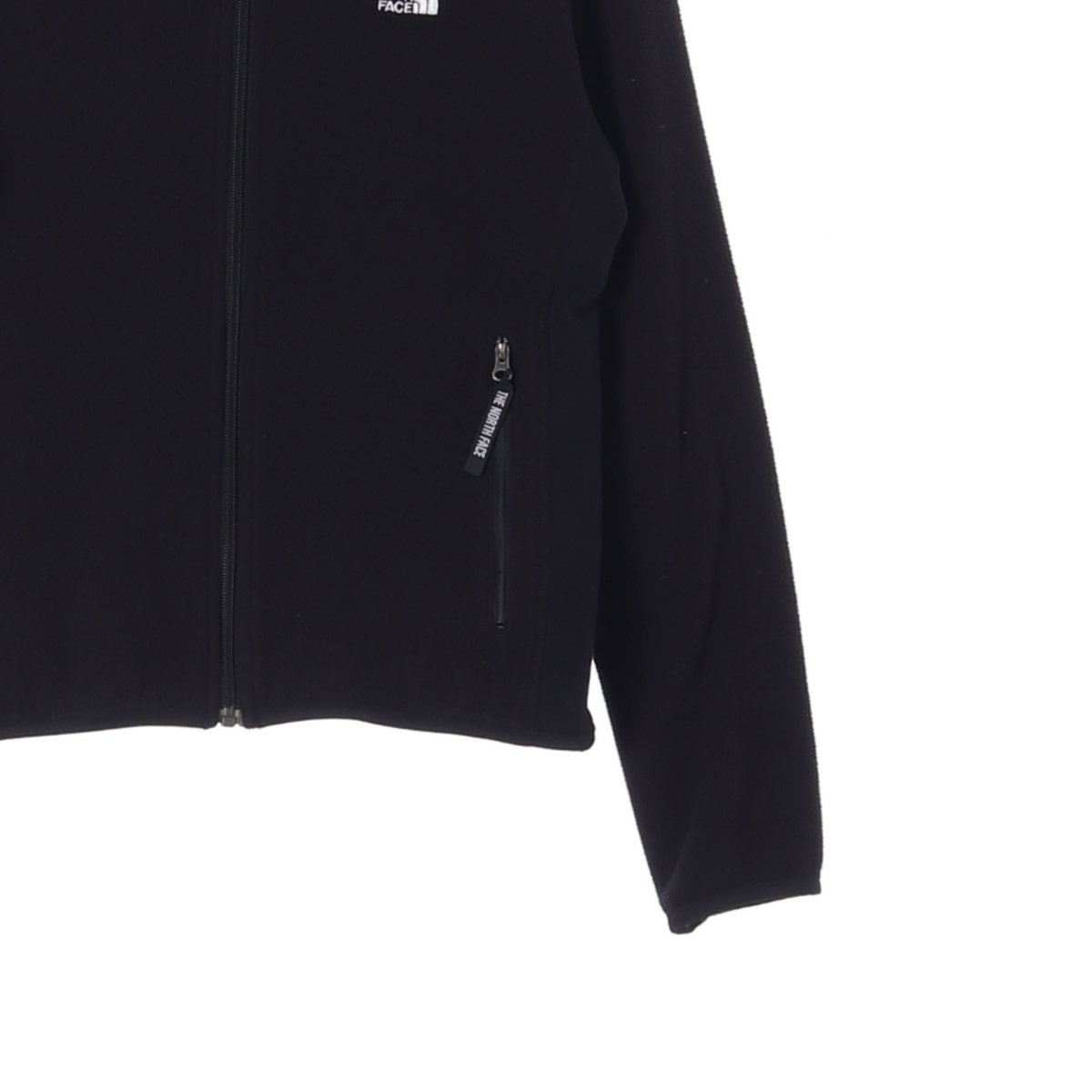 노스페이스 블랙 집업 플리스 재킷 이미지 3