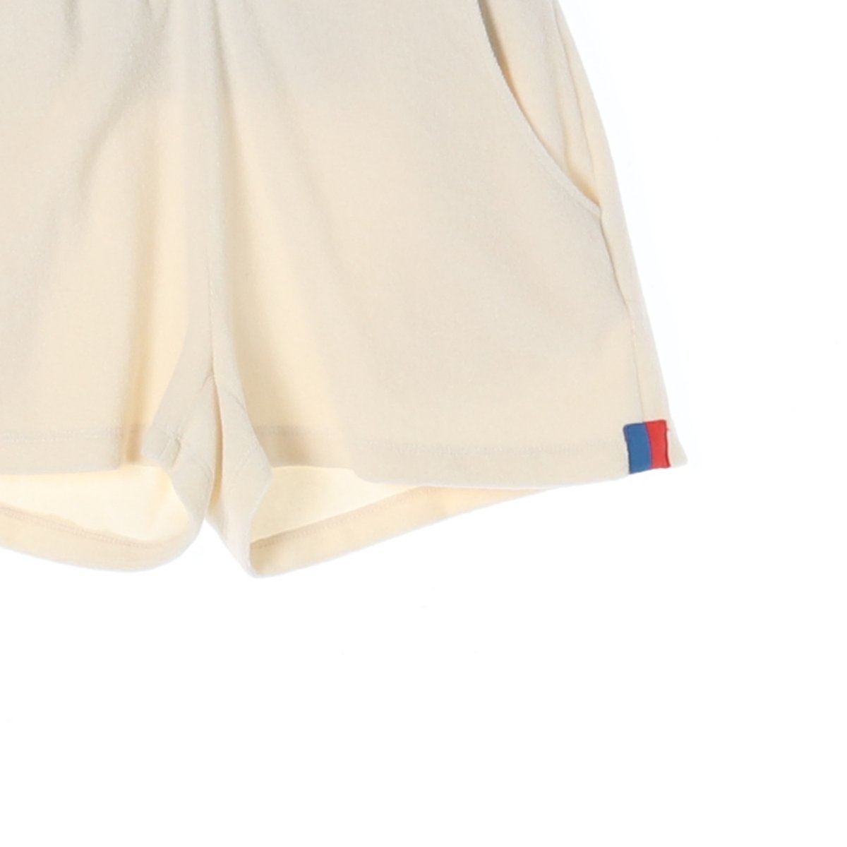 큘 아이보리 스웨트팬츠 밴딩 쇼츠 반바지 이미지 3