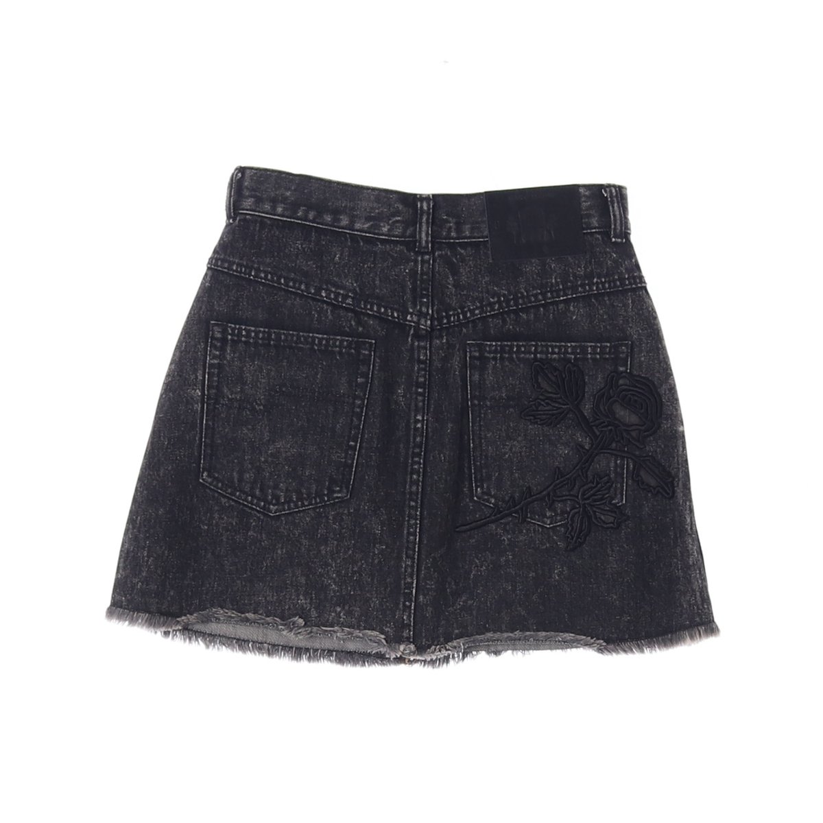 마크 제이콥스 다크그레이 흑청 패치 데님스커트 청치마 이미지 4