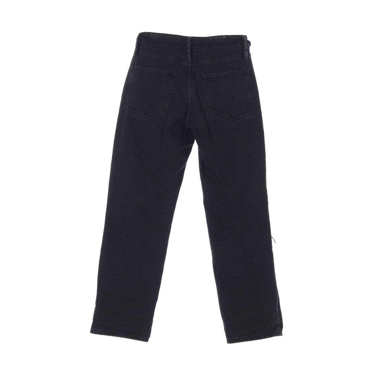 올세인츠 다크 그레이 데미지 진 데님 청바지 이미지 4