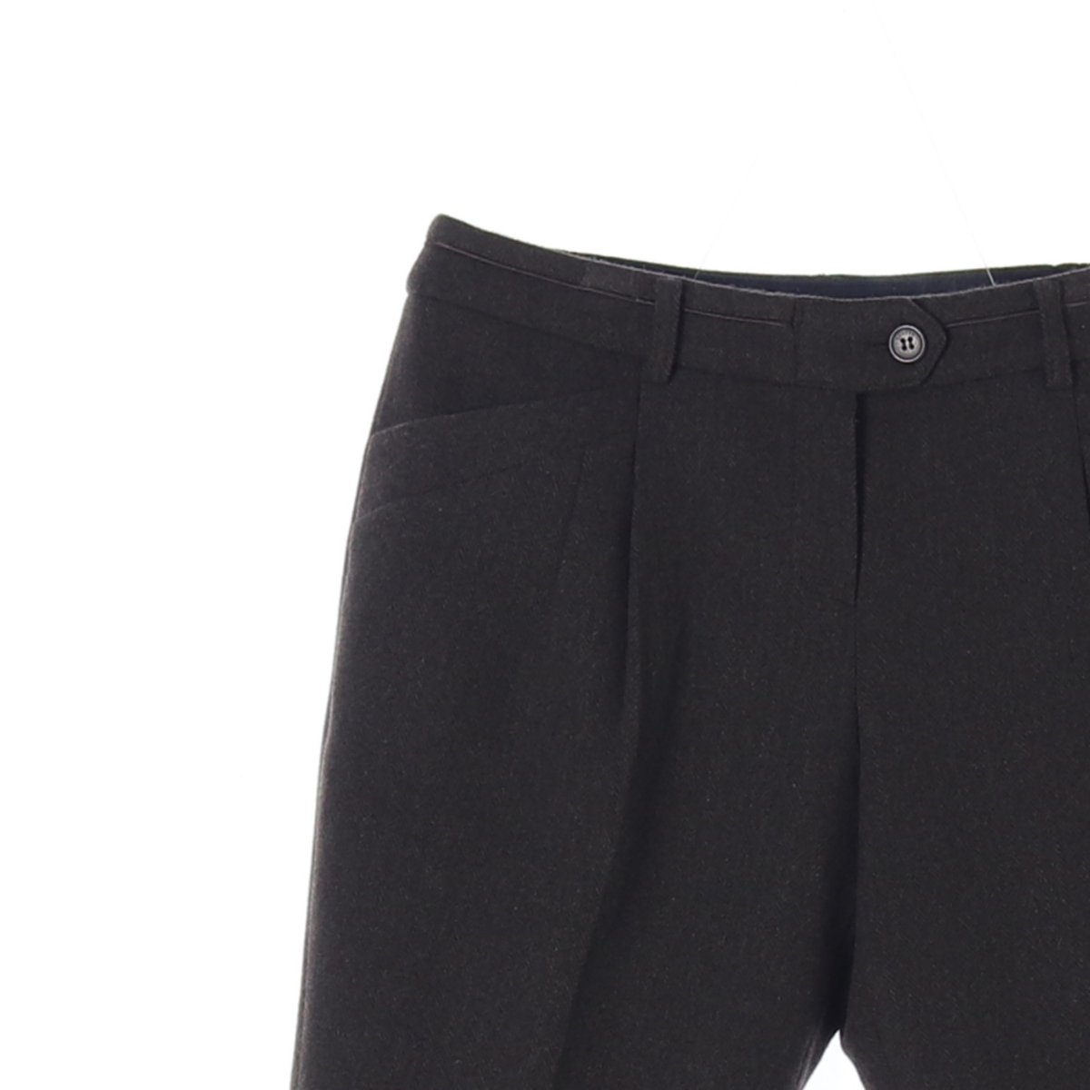 헤지스 울100% 브라운 F/W 하프 슬랙스 이미지 2